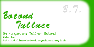 botond tullner business card